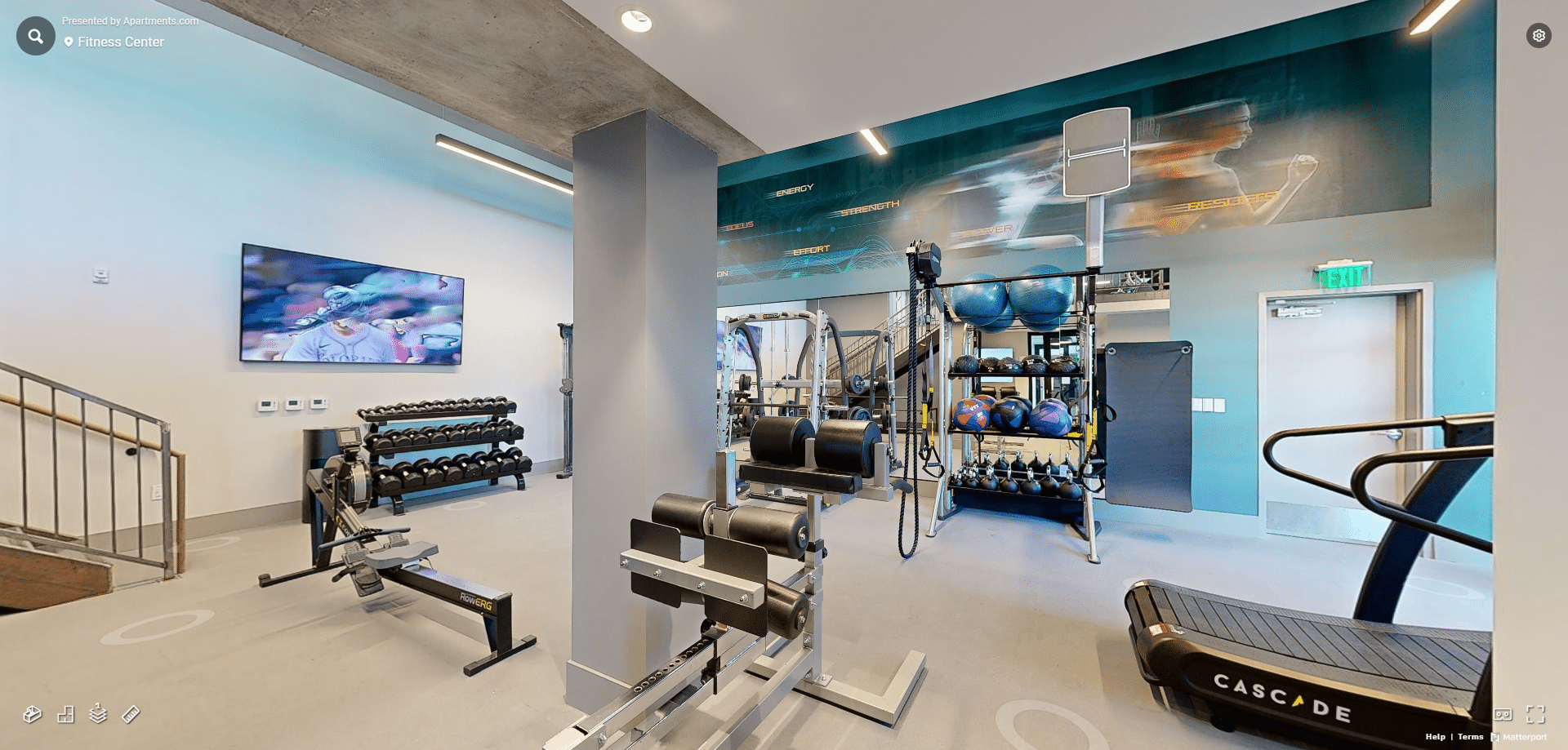 alloy sunnyside - fitness center - matterport